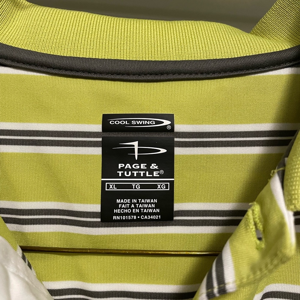 Page & Tuttle golf shirt.  XL.  Excellent condition.